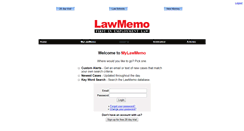 Desktop Screenshot of my.lawmemo.com